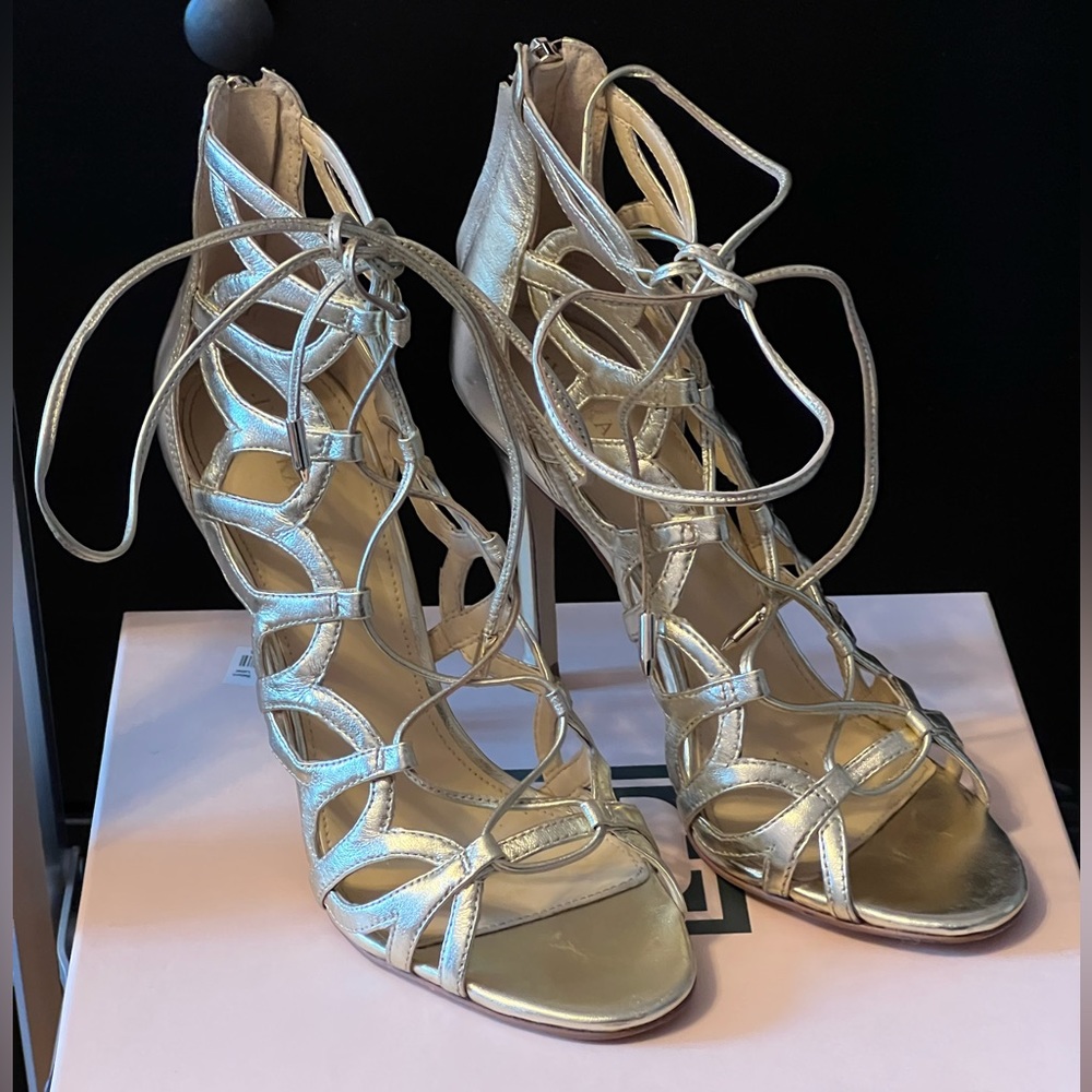 Gold Ivanka Trump Heels